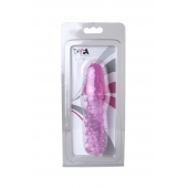 Розовая насадка с нежными шипами - 13,5 см. - Toyfa Basic - в Златоусте купить с доставкой