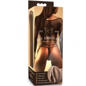 Коричневый мастубратор-вагина Nicole s Kitty - Blush Novelties - в Златоусте купить с доставкой