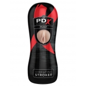 Мастурбатор-вагина Vibrating Pussy Stroker с вибрацией - Pipedream - в Златоусте купить с доставкой