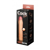 Телесная насадка-удлинитель из неоскин - 19,5 см. - LOVETOY (А-Полимер) - в Златоусте купить с доставкой