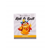 Стимулирующий презерватив-насадка Roll   Ball Banana - Sitabella - купить с доставкой в Златоусте