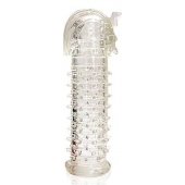 Закрытая прозрачная насадка на пенис Crystal Sleeve Faraon - 13,5 см. - Erowoman-Eroman - в Златоусте купить с доставкой