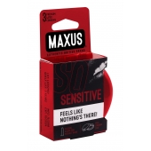 Ультратонкие презервативы в железном кейсе MAXUS Sensitive - 3 шт. - Maxus - купить с доставкой в Златоусте