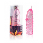Закрытая рельефная насадка Crystal sleeve snakes в виде змеи с усиками - 14 см. - Erowoman-Eroman - в Златоусте купить с доставкой