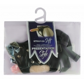 Черный пояс-трусики с двумя насадками Soft-Dolli - 16,5 и 10,5 см. - LOVETOY (А-Полимер) - купить с доставкой в Златоусте