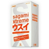 Ультратонкие презервативы Sagami Xtreme SUPERTHIN - 15 шт. - Sagami - купить с доставкой в Златоусте