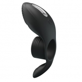 Черное кольцо на пенис с вибрацией Vibration Penis Sleeve - Baile - в Златоусте купить с доставкой