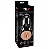 Телесный вибромастурбатор-вагина Cock Compressor Vibrating Stroker - Pipedream - в Златоусте купить с доставкой