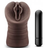 Коричневый мастурбатор-вагина Alexis - Blush Novelties - в Златоусте купить с доставкой