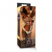 Коричневый мастурбатор-ротик Heather - Blush Novelties - в Златоусте купить с доставкой