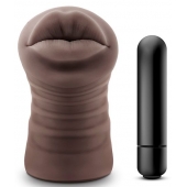 Коричневый мастурбатор-ротик Renee - Blush Novelties - в Златоусте купить с доставкой
