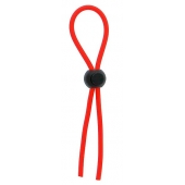 Красное эрекционное лассо с одной бусиной-утяжкой STRETCHY THIN LASSO - Dream Toys - в Златоусте купить с доставкой