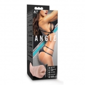 Телесный мастурбатор-ротик Angie - Blush Novelties - в Златоусте купить с доставкой