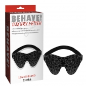 Черная маска на глаза Behave - Chisa - купить с доставкой в Златоусте