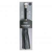 Черная плеть Easytoys Flogger With Metal Grip - 38 см. - Easy toys - купить с доставкой в Златоусте