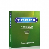 Текстурированные презервативы Torex  С точками  - 3 шт. - Torex - купить с доставкой в Златоусте