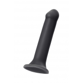 Черный фаллос на присоске Silicone Bendable Dildo XL - 20 см. - Strap-on-me - купить с доставкой в Златоусте