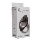 Черное эрекционное виброкольцо Pure Passion Midnight - Lola Games - в Златоусте купить с доставкой