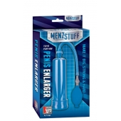 Синяя вакуумная помпа MENZSTUFF PENIS ENLARGER - Dream Toys - в Златоусте купить с доставкой