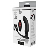 Черный массажер простаты REMOTE P-PLEASER - Dream Toys - в Златоусте купить с доставкой