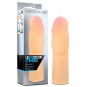 Телесная насадка-удлинитель на пенис PERFORMANCE 1.5INCH COCK XTENDER - 16 см. - Blush Novelties - в Златоусте купить с доставкой
