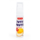 Гель-смазка Tutti-frutti со вкусом сочной дыни - 30 гр. - Биоритм - купить с доставкой в Златоусте