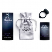 Темно-серое эрекционное кольцо Vibrating Love Ring с вибрацией - Fifty Shades of Grey - в Златоусте купить с доставкой