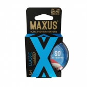 Классические презервативы в пластиковом кейсе MAXUS Classic - 3 шт. - Maxus - купить с доставкой в Златоусте