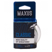 Классические презервативы в пластиковом кейсе MAXUS Classic - 3 шт. - Maxus - купить с доставкой в Златоусте