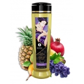 Массажное масло Libido Exotic Fruits с ароматом экзотических фруктов - 240 мл. - Shunga - купить с доставкой в Златоусте