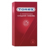 Презервативы Torex  Сладкая любовь  с ароматом клубники - 12 шт. - Torex - купить с доставкой в Златоусте