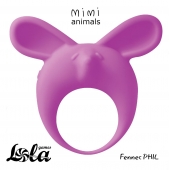 Фиолетовое эрекционное кольцо Fennec Phil - Lola Games - в Златоусте купить с доставкой