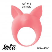 Оранжевое эрекционное кольцо Kitten Kyle - Lola Games - в Златоусте купить с доставкой