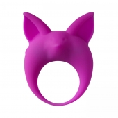 Фиолетовое эрекционное кольцо Kitten Kyle - Lola Games - в Златоусте купить с доставкой