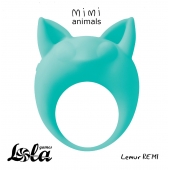 Зеленое эрекционное кольцо Lemur Remi - Lola Games - в Златоусте купить с доставкой