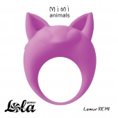 Фиолетовое эрекционное кольцо Lemur Remi - Lola Games - в Златоусте купить с доставкой