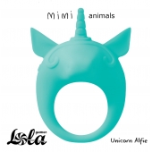 Зеленое эрекционное кольцо Unicorn Alfie - Lola Games - в Златоусте купить с доставкой