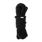 Черная веревка для шибари DELUXE BONDAGE ROPE - 5 м. - Dream Toys - купить с доставкой в Златоусте
