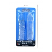 Комплект из 2 прозрачных насадок на пенис PENIS EXTENDER PACK - Dream Toys - в Златоусте купить с доставкой