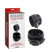 Черные наручники Surrender Wrist Restraints - Chisa - купить с доставкой в Златоусте