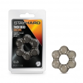 Дымчатое эрекционное кольцо Stay Hard Thick Bead Cock Ring - Blush Novelties - в Златоусте купить с доставкой