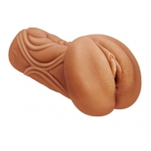 Кофейный мастурбатор-вагина Dumpling - Lola Games - в Златоусте купить с доставкой