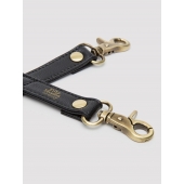 Черный фиксатор для манжет Bound to You Faux Leather Hogtie - Fifty Shades of Grey - купить с доставкой в Златоусте