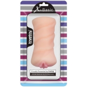 Телесный мастурбатор-вагина X-Basic Pocket Pussy без вибрации - Lovetoy - в Златоусте купить с доставкой
