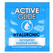 Лубрикант на водной основе Active Glide с гиалуроновой кислотой - 3 гр. - Биоритм - купить с доставкой в Златоусте