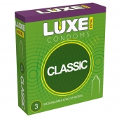Гладкие презервативы LUXE Royal Classic - 3 шт. - Luxe - купить с доставкой в Златоусте