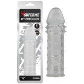 Прозрачная реалистичная насадка на пенис Extra Texture Sleeve - 16,2 см. - Chisa - в Златоусте купить с доставкой