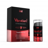 Жидкий интимный гель с эффектом вибрации Vibration! Strawberry - 15 мл. - INTT - купить с доставкой в Златоусте