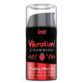 Жидкий интимный гель с эффектом вибрации Vibration! Strawberry - 15 мл. - INTT - купить с доставкой в Златоусте