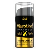 Жидкий интимный гель с эффектом вибрации Vibration! Vodka Energy - 15 мл. - INTT - купить с доставкой в Златоусте